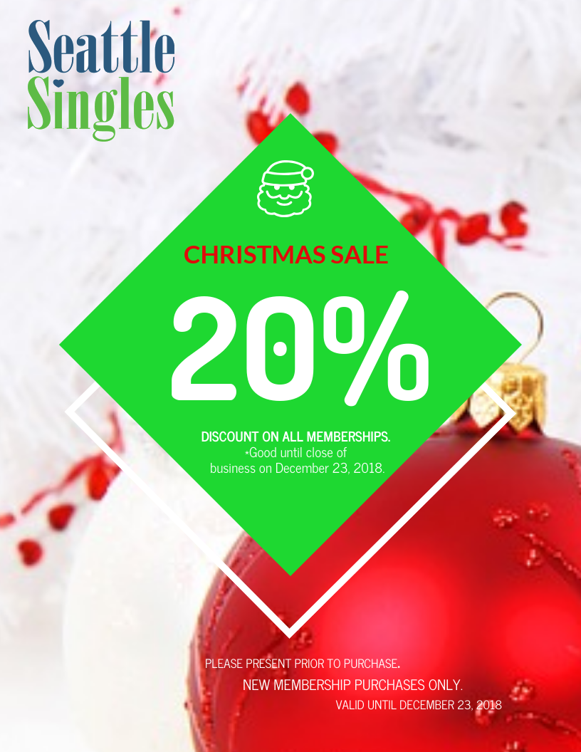 Get 20% off on all membership plans until December 23, 2018.