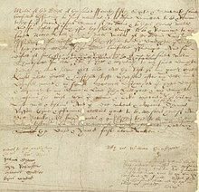 A page of handwritten cursive