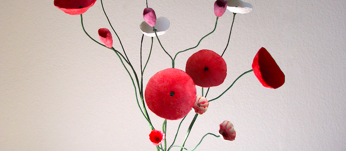 L'arte dei fiori di cartapesta di Alessandra Fabre Repetto