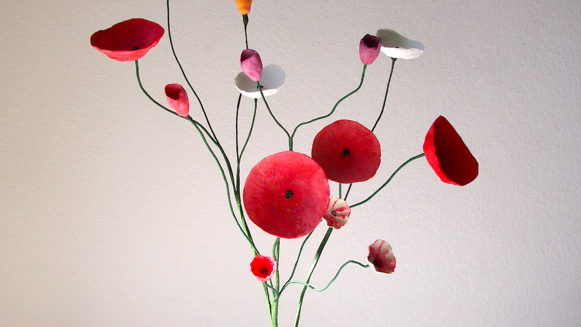 L'arte dei fiori di cartapesta di Alessandra Fabre Repetto