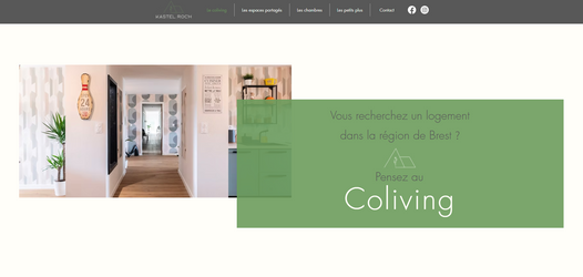 Kastel Roc'h - Site internet - Page d'accueil