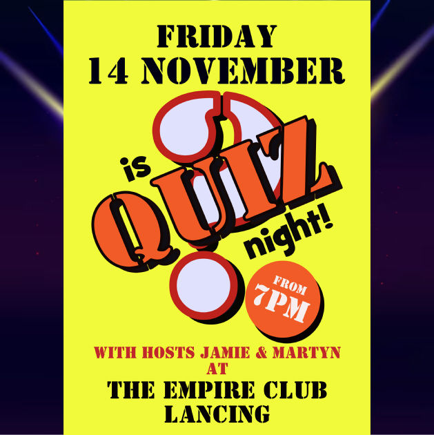 Friday Night is Quiz Night
