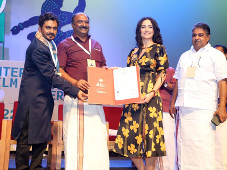 IFFK 2022; സുവര്ണ ചകോരം ക്ലാരാ സോളയ്ക്ക്. കൂഴങ്കലിന് മൂന്ന് പുരസ്കാരം
