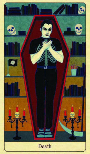 Thumbnail: Modern Goth's Tarot Deck, The