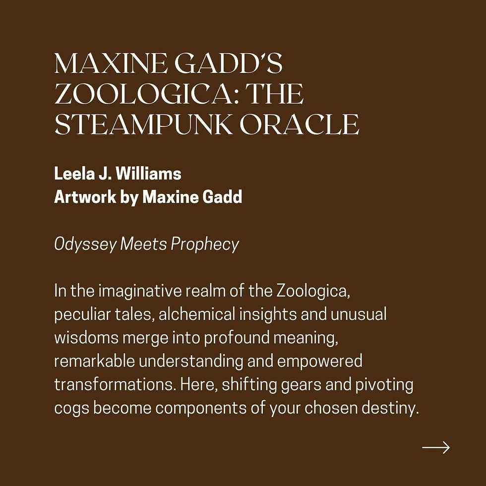 Thumbnail: Maxine Gadd’s Zoologica: The Steampunk Oracle