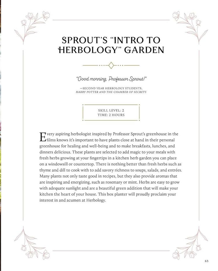Thumbnail: Harry Potter: Herbology Magic Book