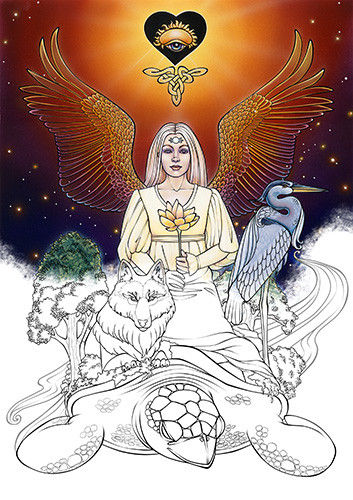 Thumbnail: Ravynne Phelan's Spirit Animal Coloring Book