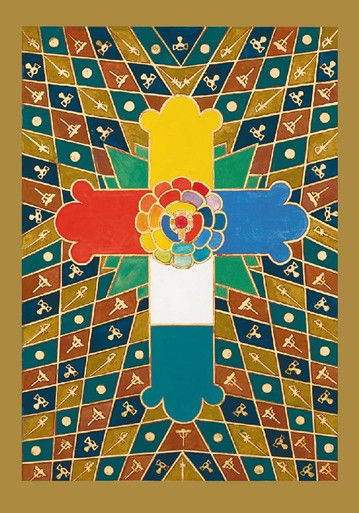 Thumbnail: Aleister Crowley Thoth Tarot Swiss Deluxe  - Large Sized Deck