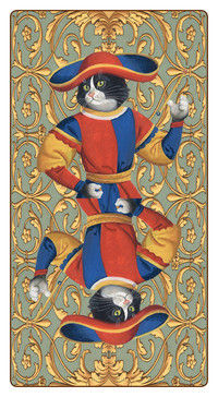 Thumbnail: Marseille Cat Tarot