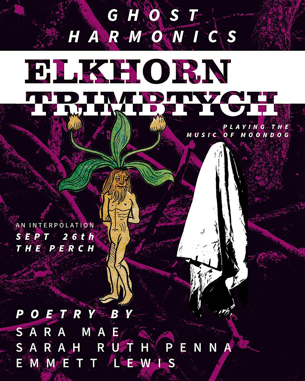Elkhorn on tour with Trimbtych - Playing the Music of Moondog (The Perch Music & Arts Workshop)