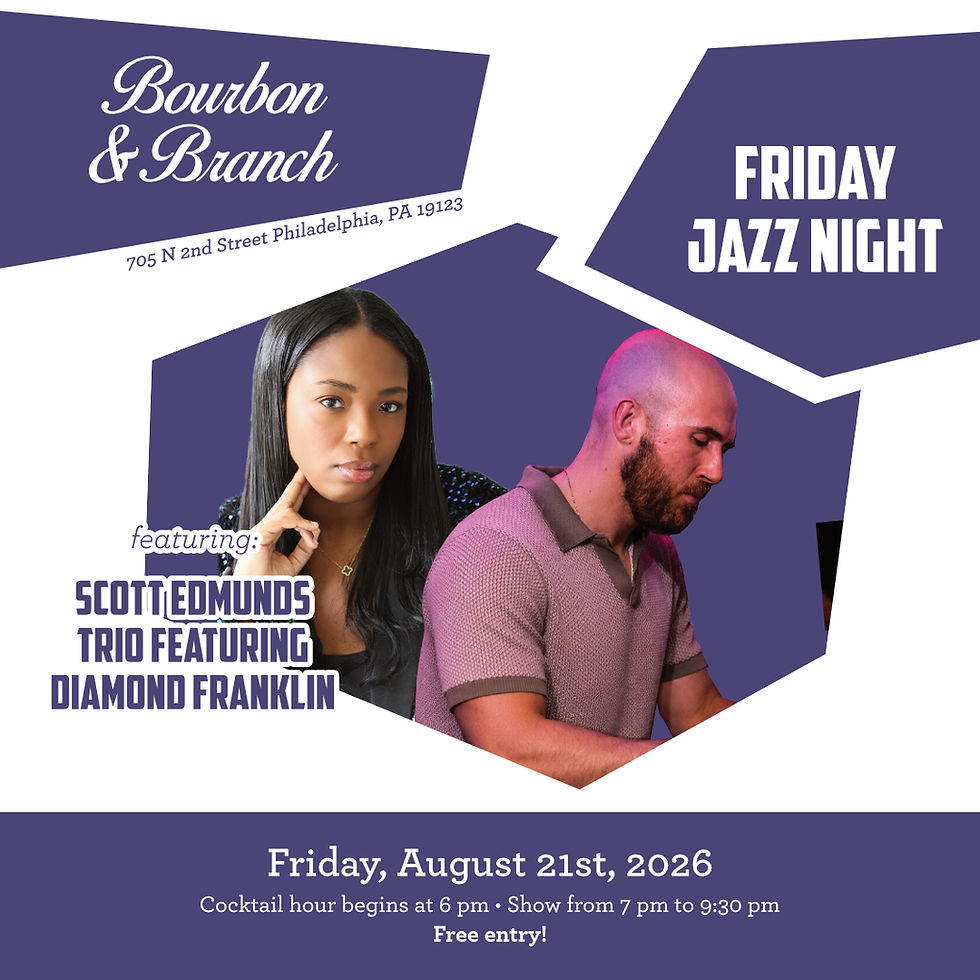 Friday Jazz at Bourbon & Branch - Scott Edmunds Trio featuring Diamond Franklin
