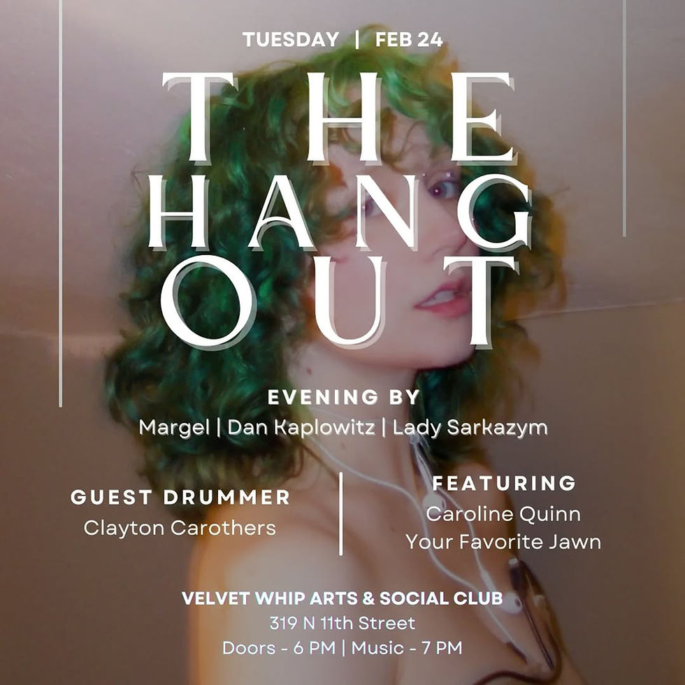 The Hangout at Velvet Whip Arts & Social Club