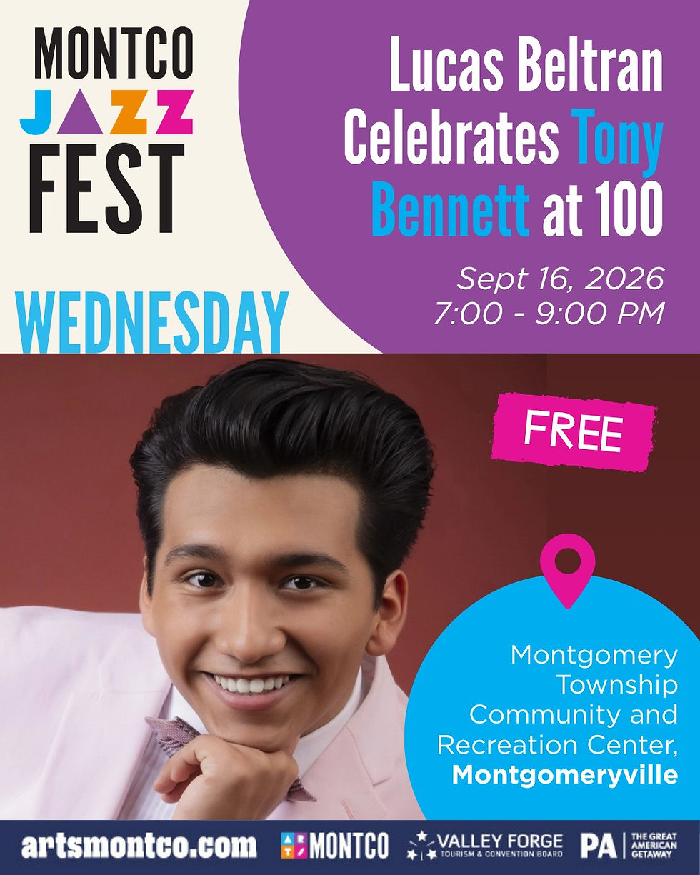 Vocalist Lucas Beltran Celebrates Tony Bennett at 100 (MONTCO Jazz Fest)