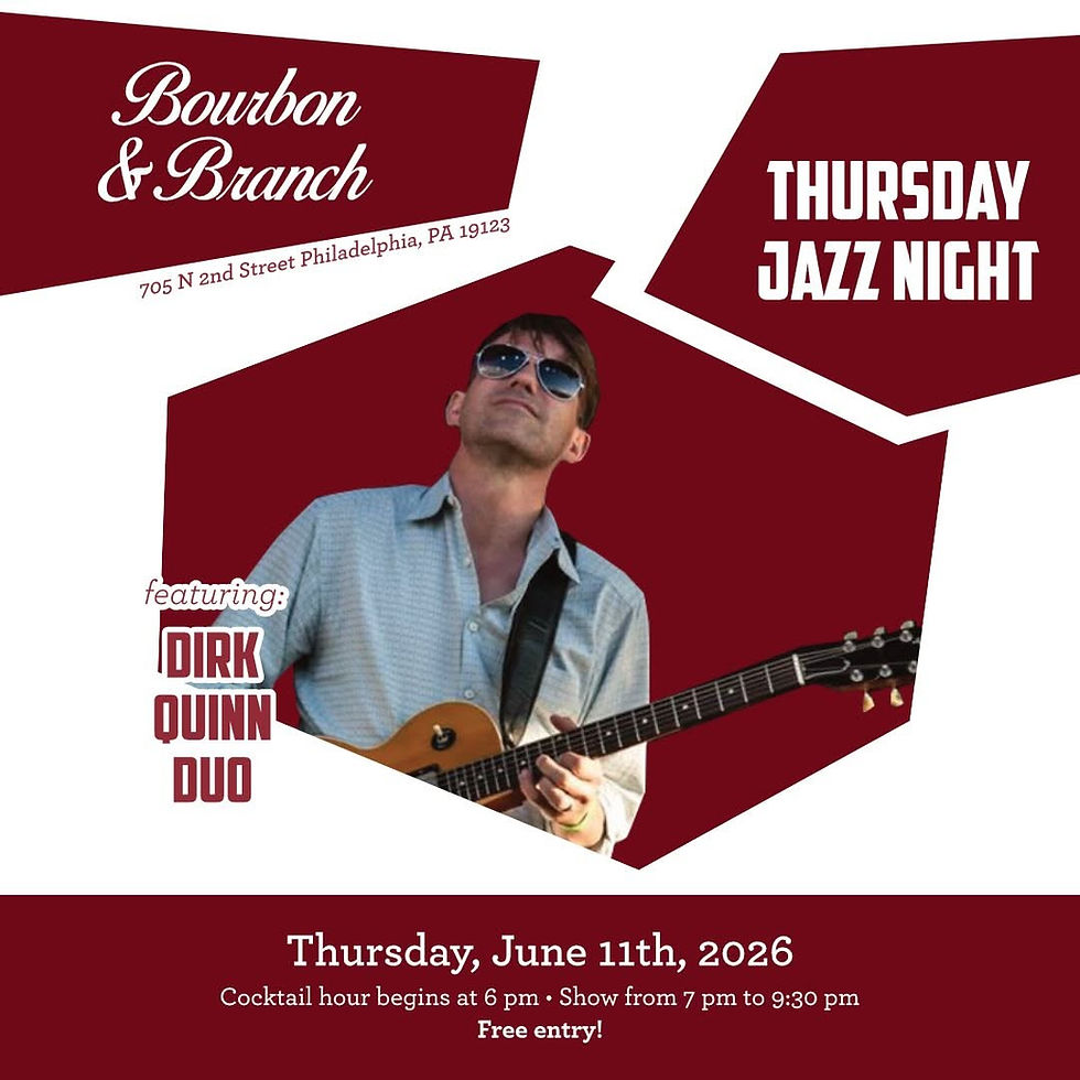Thursday Jazz Night at Bourbon & Branch with The Dirk Quinn Duo