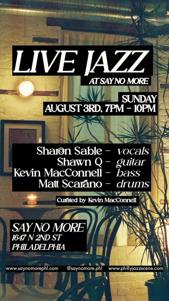 Sunday Jazz Night at Say No More