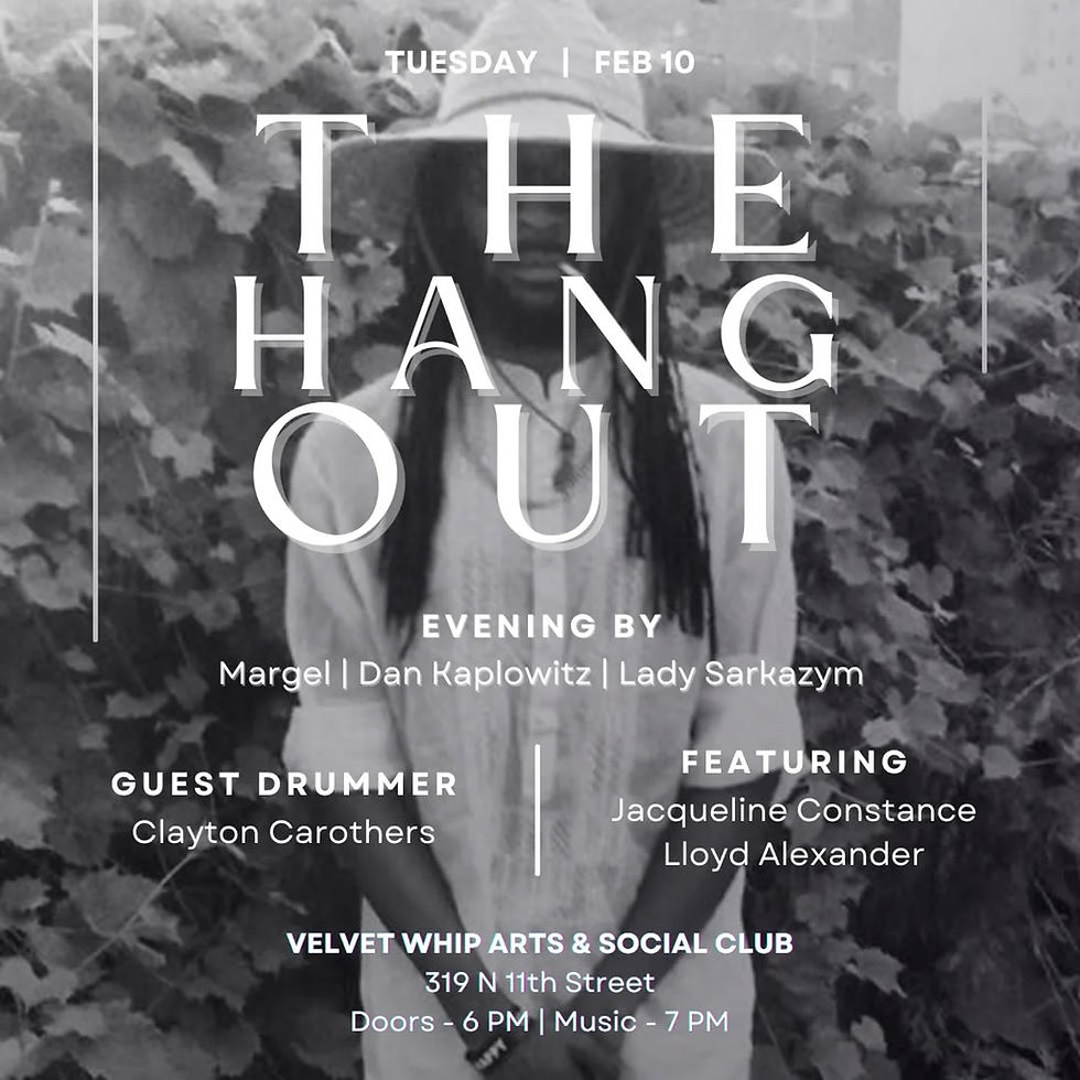 The Hangout at Velvet Whip Arts & Social Club