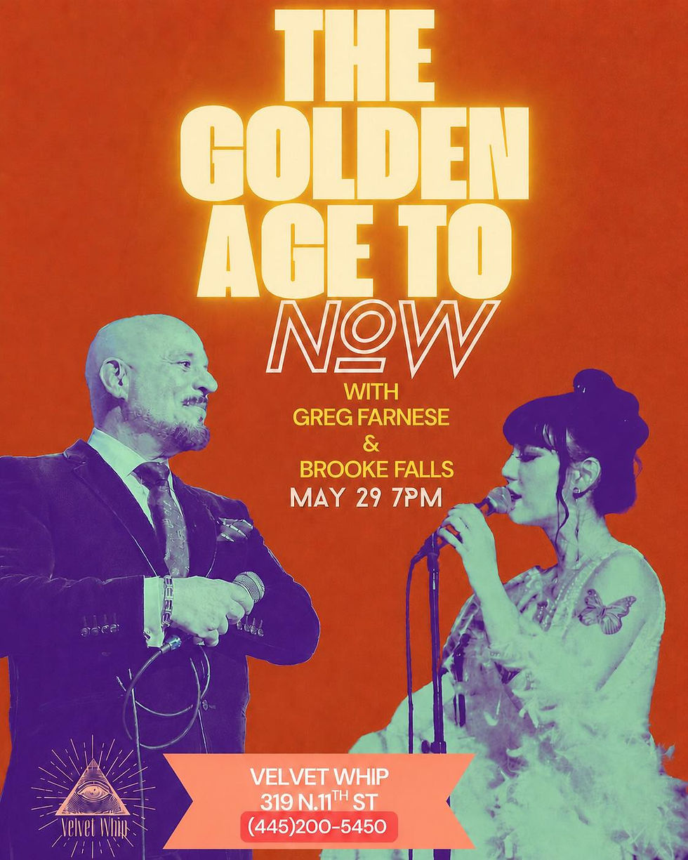 The Golden Age to NOW- with Greg Farnese & Brook Falls (Velvet Whip Arts & Social Club)