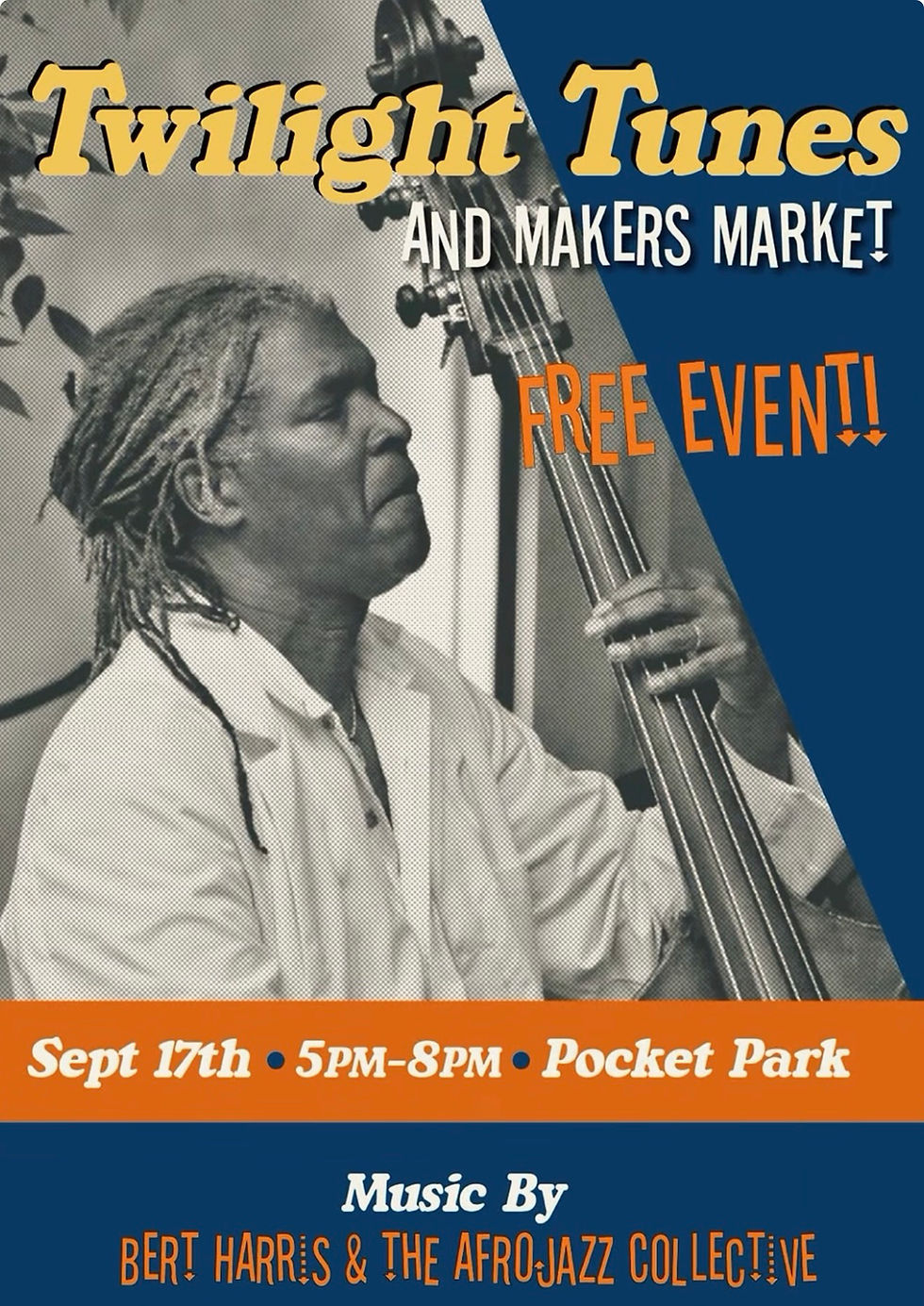 Twilight Tunes at Roxborough Pocket Park featuring Bert Harris & The Afrojazz Collective