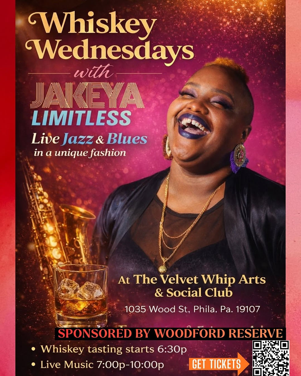 Whiskey Wednesdays - Jakeya Limitless Sings The Blues (Velvet Whip Arts & Social Club)