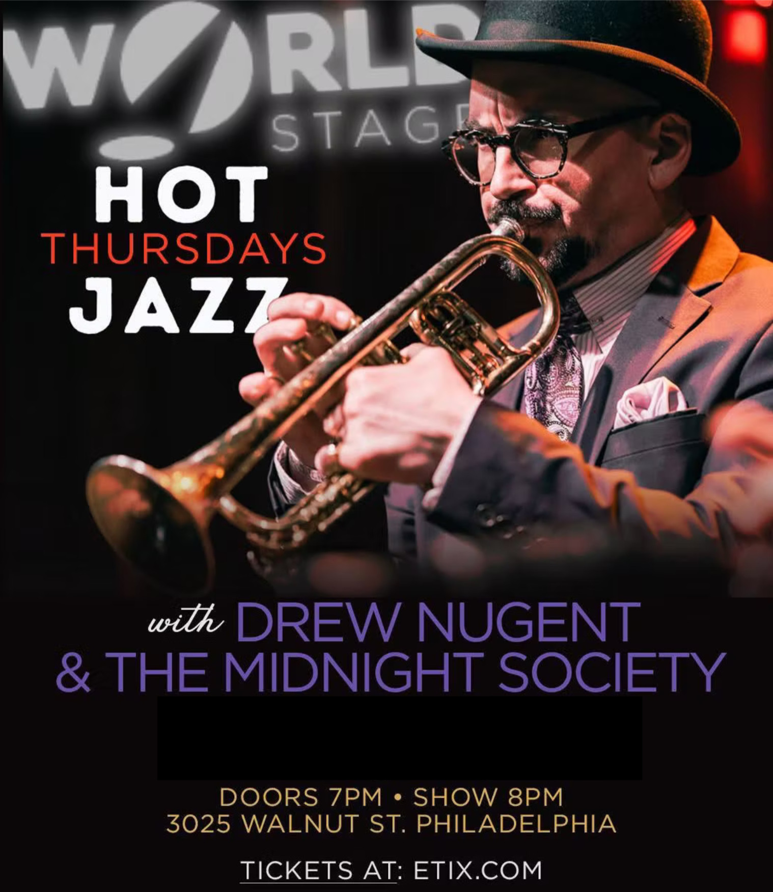 Hot Jazz Thursdays with Drew Nugent & The Midnight Society (World