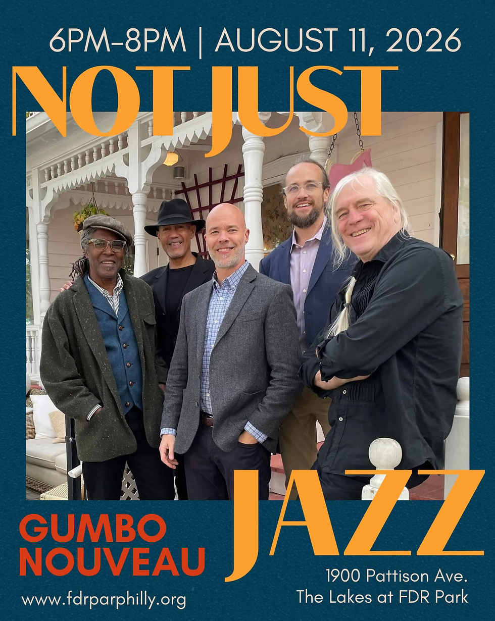 Not Just Jazz 2026 at FDR Park - Gumbo Nouveau