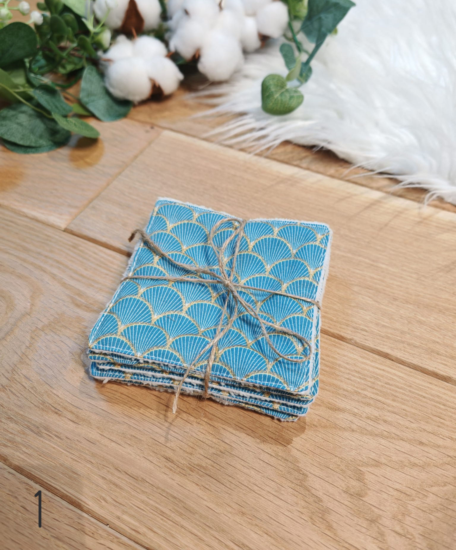 Lot de 5 Lingettes réutilisables