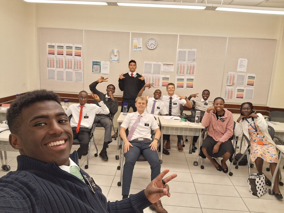 Me with my district in class