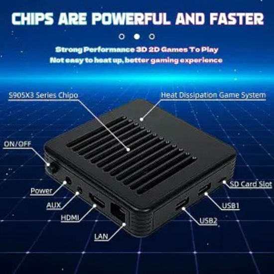 縮圖：console de jeu G11 Pro Game tv Box, 32 000 jeux intégrés, 40 émulateurs, console