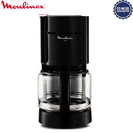 Miniature : UNO Moulinex Electric Coffee Maker FG121811 – 1.1L – 800W – Black – 3-Month Warr