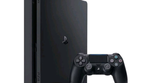 playstation 4 sony slim - 1tera - pucer avec 15 jeux - une manette