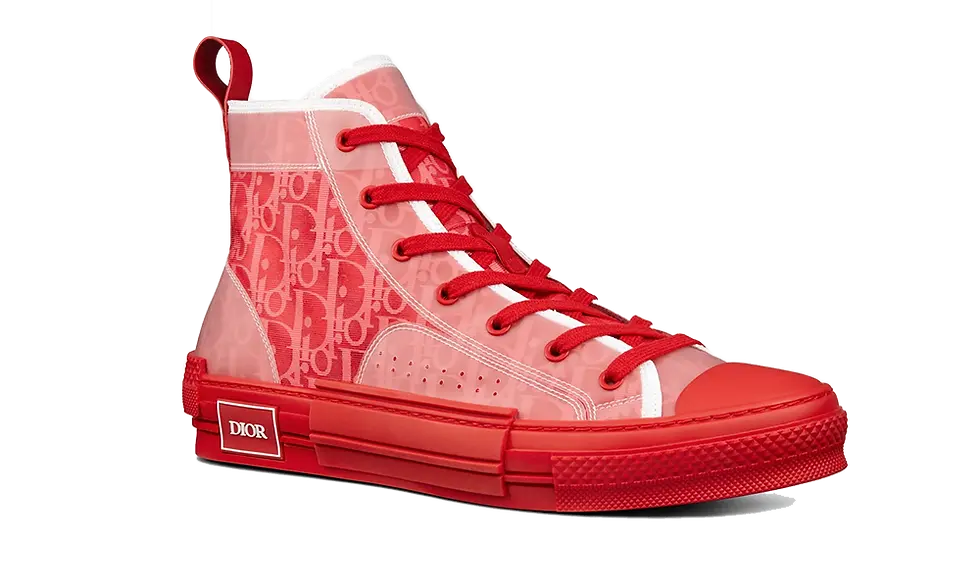 Miniature : Dior B23 High-Top Red Dior Oblique Canvas