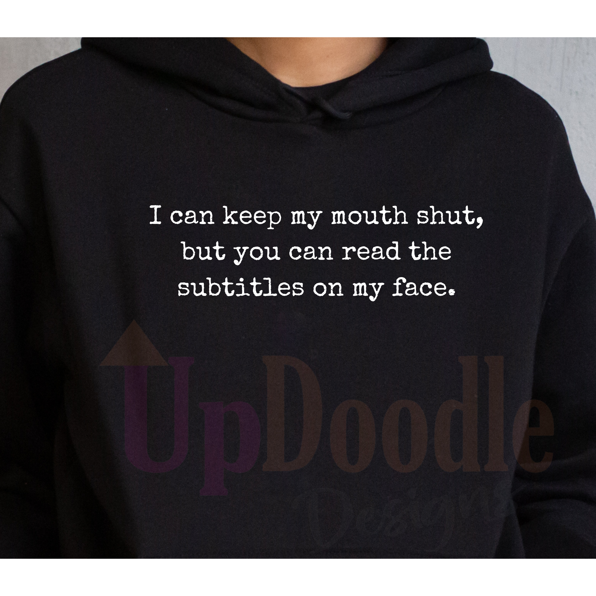 YOU CAN READ SUBTITLES ON MY FACE PNG