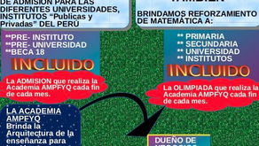 ACADEMIA DE MATEMÁTICA PRE- UNIVERSITARIA "AMPFYQ"