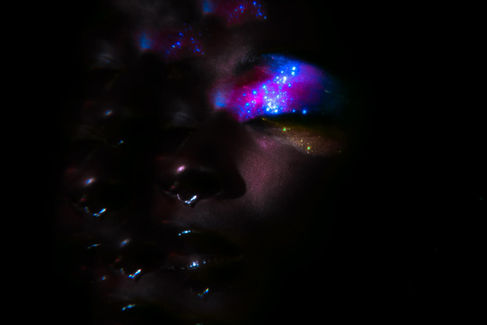experimental beauty editorial by Tokyo-based visual artist and photographer Fran Baur