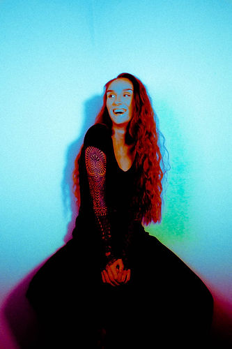 Selfportrait of Tokyo-based visual artist and photographer Fran Baur