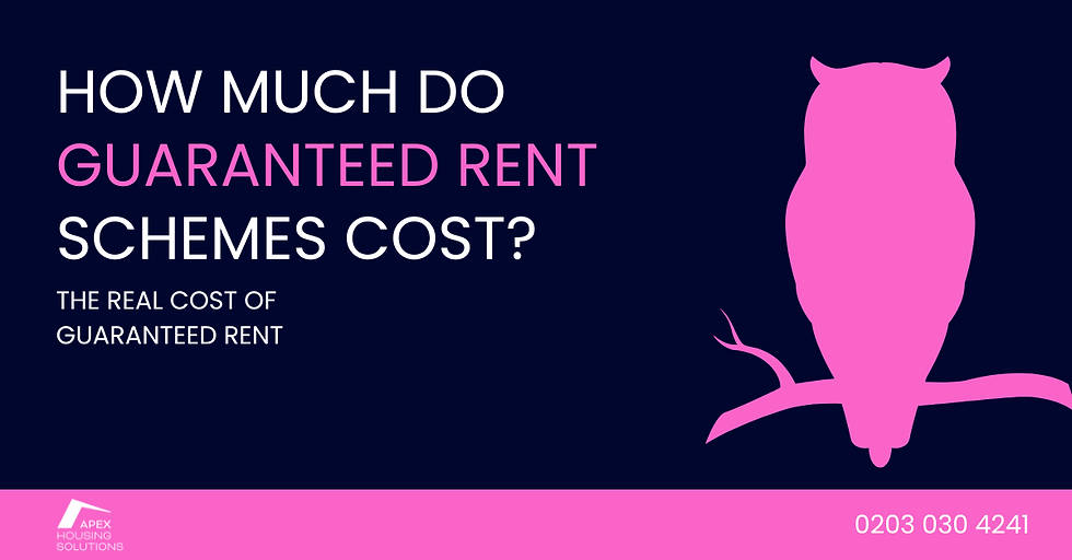How much does guaranteed rent schemes cost