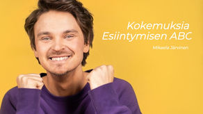 Loppufiilistelyt Esiintymisen ABC by Roope Salminen -verkkovalmennukselta