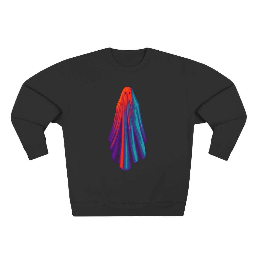 Our Ghost Sheet returns in a blue and red glow that pops unlike any of our designs.