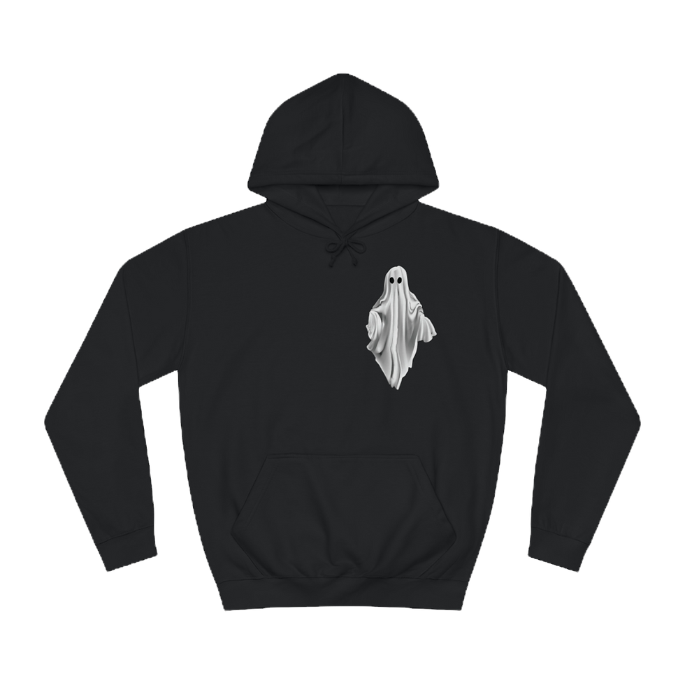 Keep warm on those chilly nights with our Ghost Sheet Hoodie.