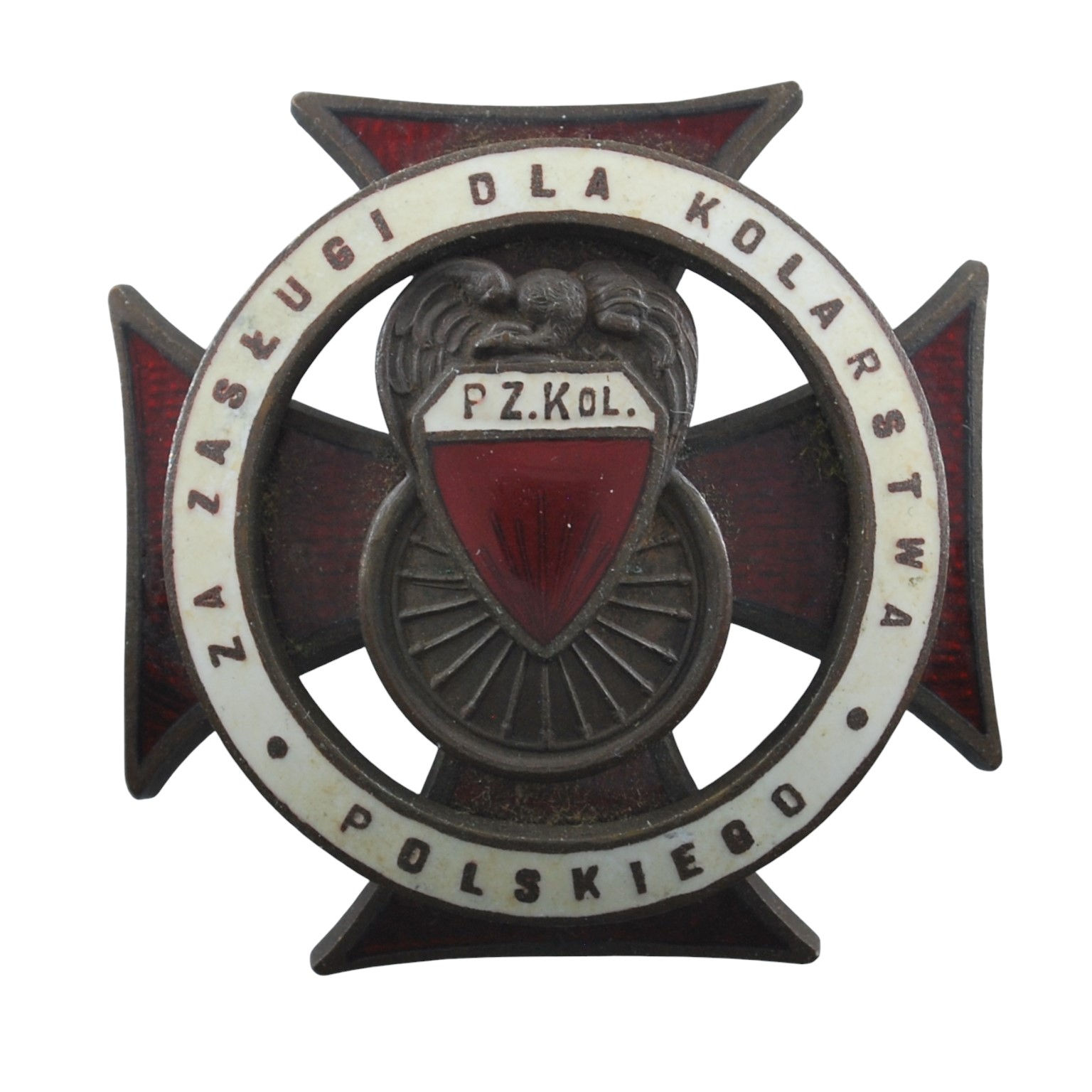 Poland - Pre-War Badge for Meritorious Service to Cycling