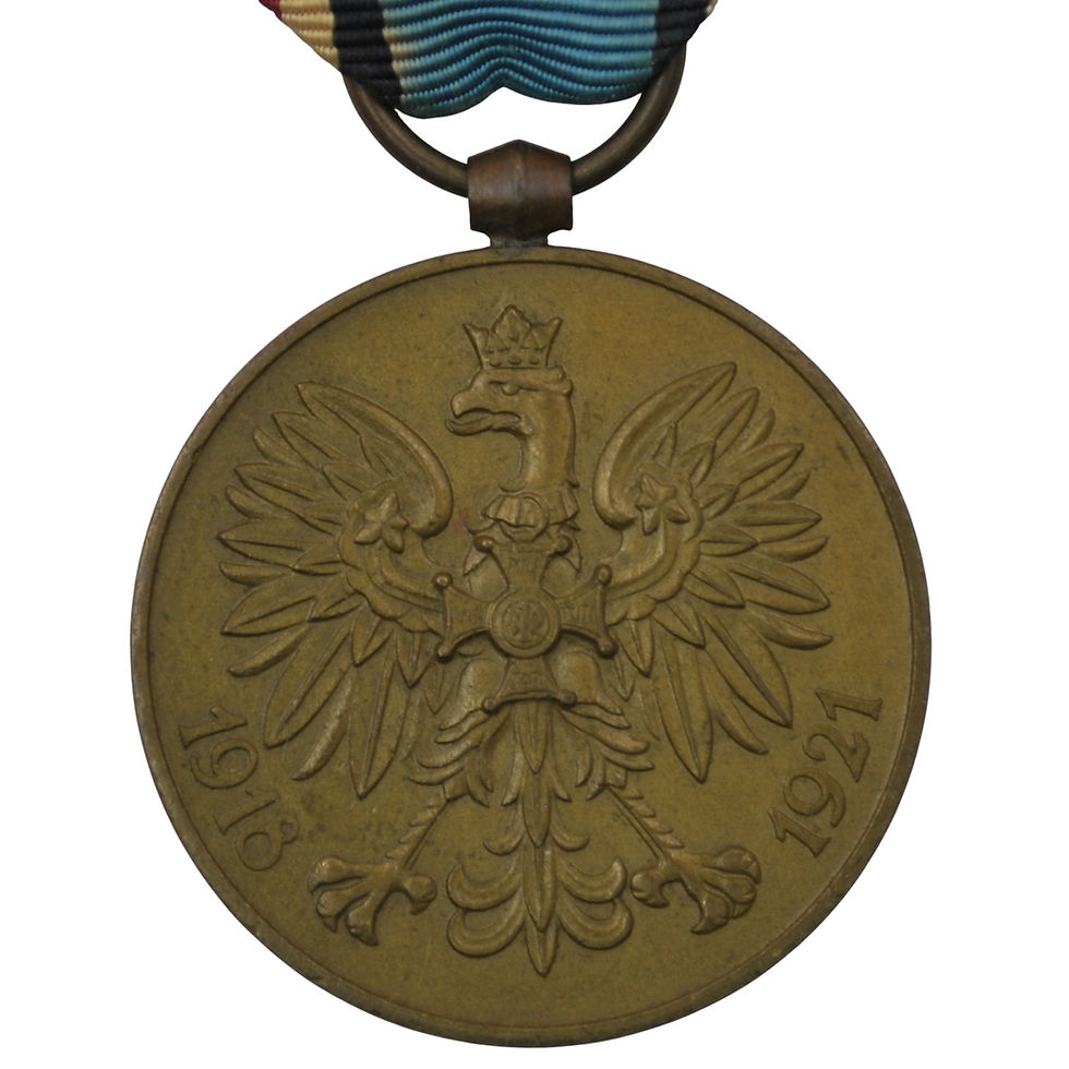 縮圖：Poland – 3 Interwar Medals, Warsaw Mint “Kościesza” Original Ribbons