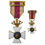 الصورة المصغرة: Spain - Order of St. Hermenegildo Knight Medal & Miniature – Damaged Enamel
