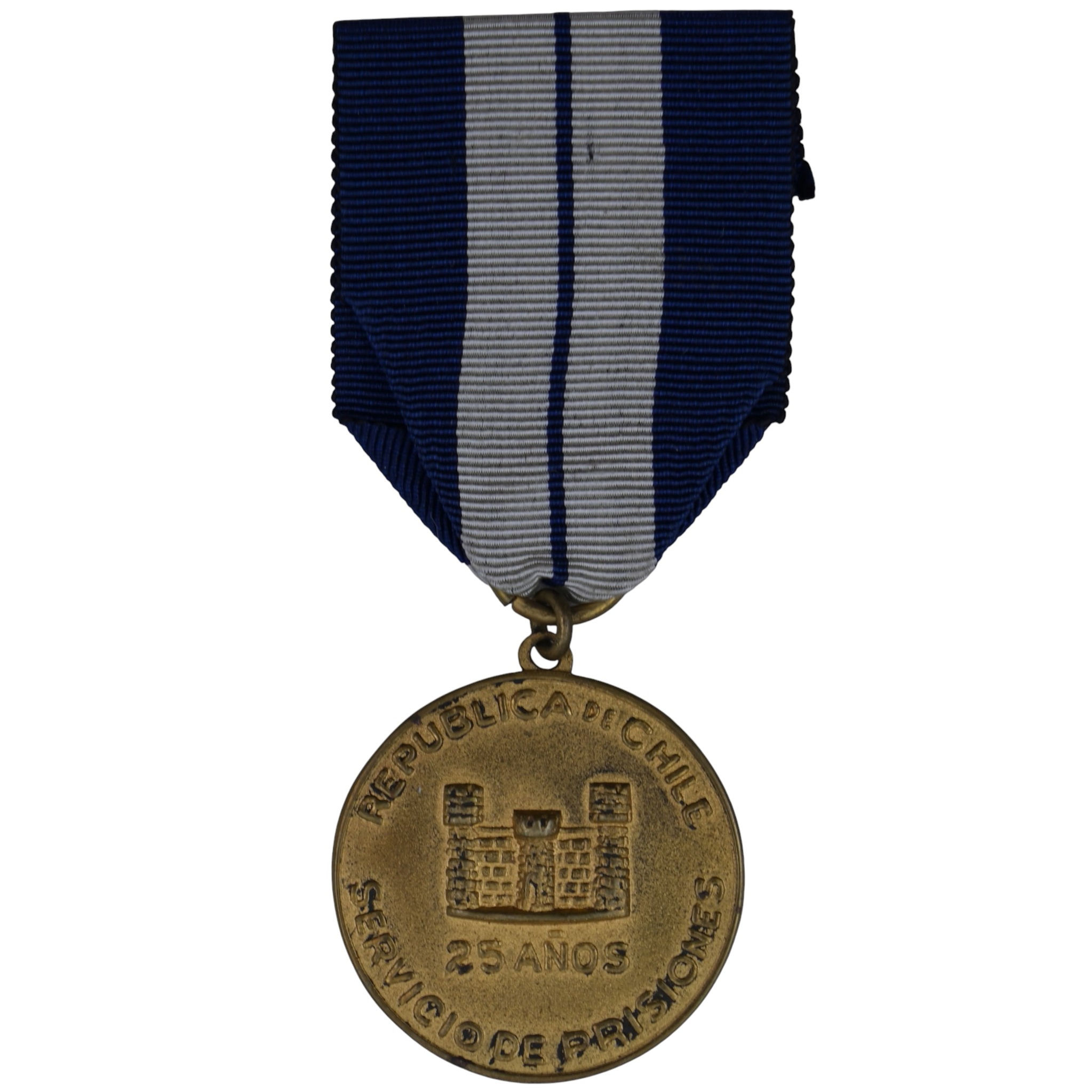 Chile - National Prisons Service 25 Years Long Service Medal