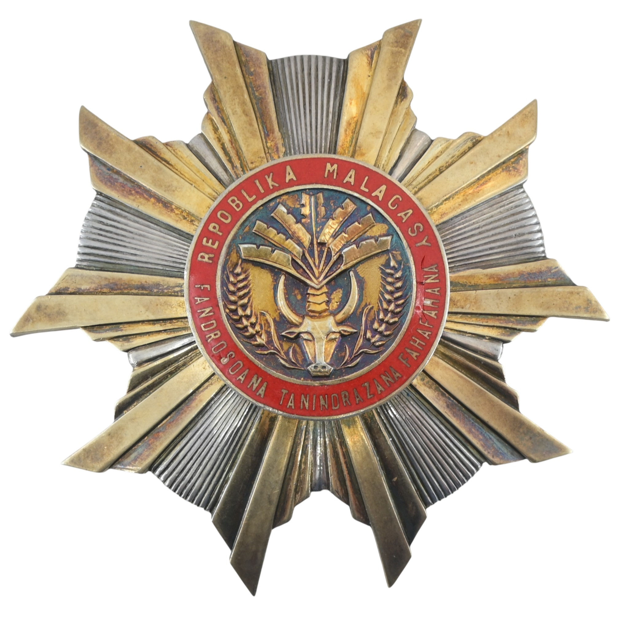 Madagascar – National Order of Madagascar Grand Cross Breast Star 2nd Class