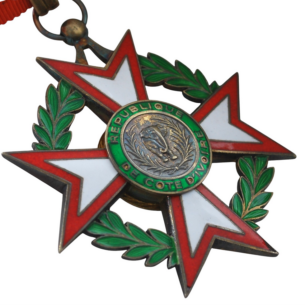 Küçük resim: Ivory Coast - National Order of Ivory Coast, Commander’s Neck Badge
