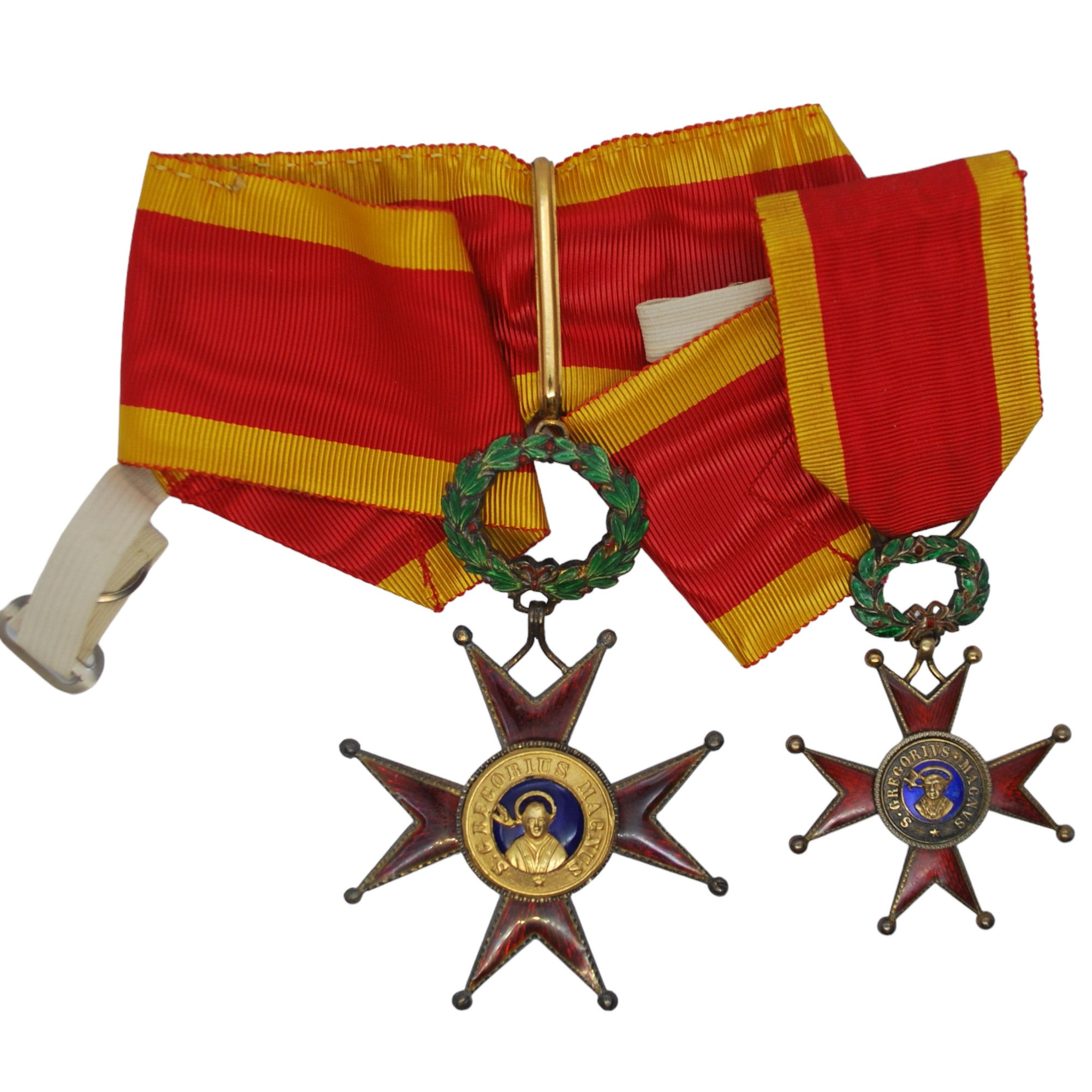 Vatican - Set of Two Vatican Orders of St. Gregory the Great