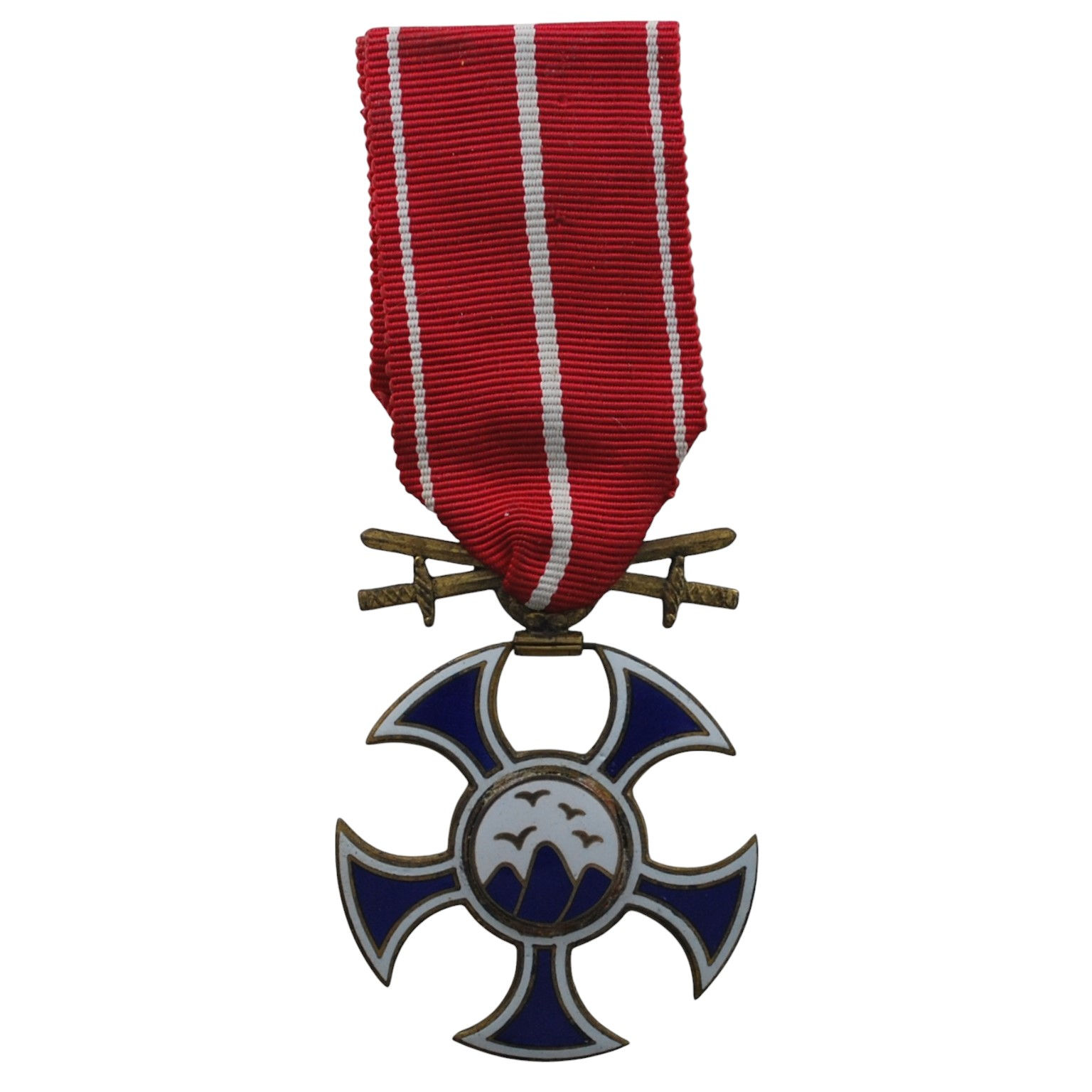 Czechoslovakia - Very rare 1918 Order Of The Falcon, Knight with Swords