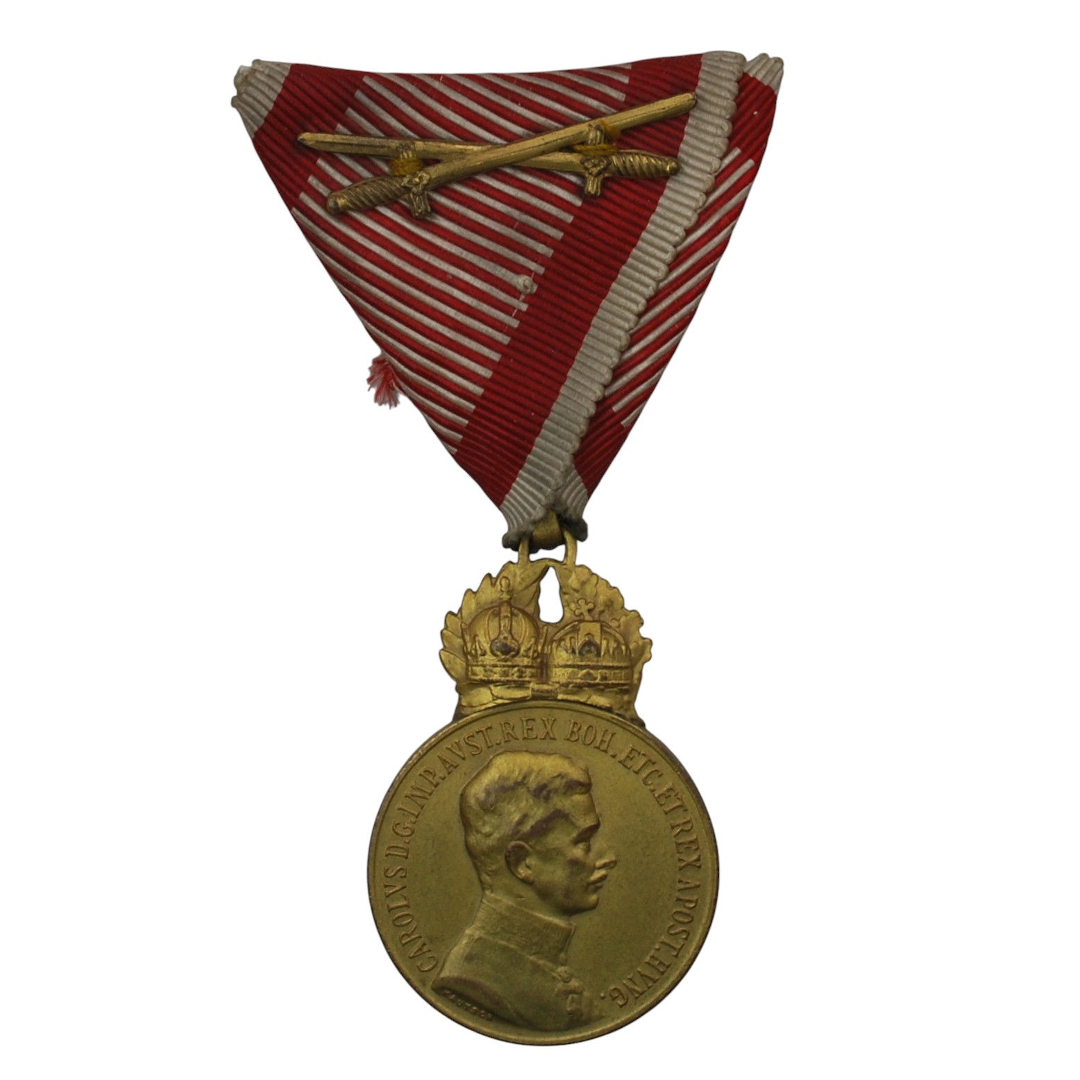 Austria-Hungary – Bravery Medal “Signum Laudis” – Karl I – with Swords – WWI