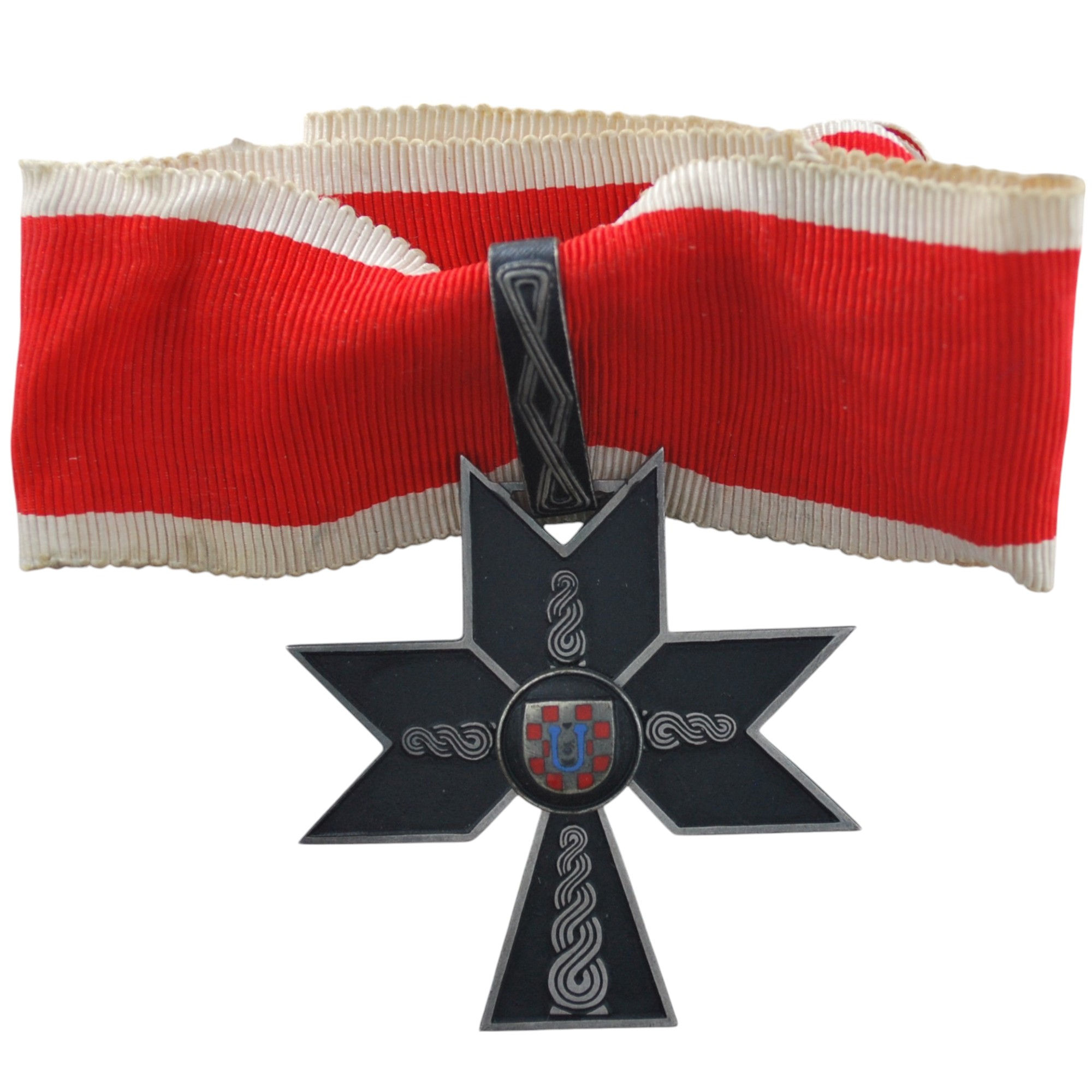 Croatia - 1941 Military Order of the Iron Trefoil 1st.Class Cross