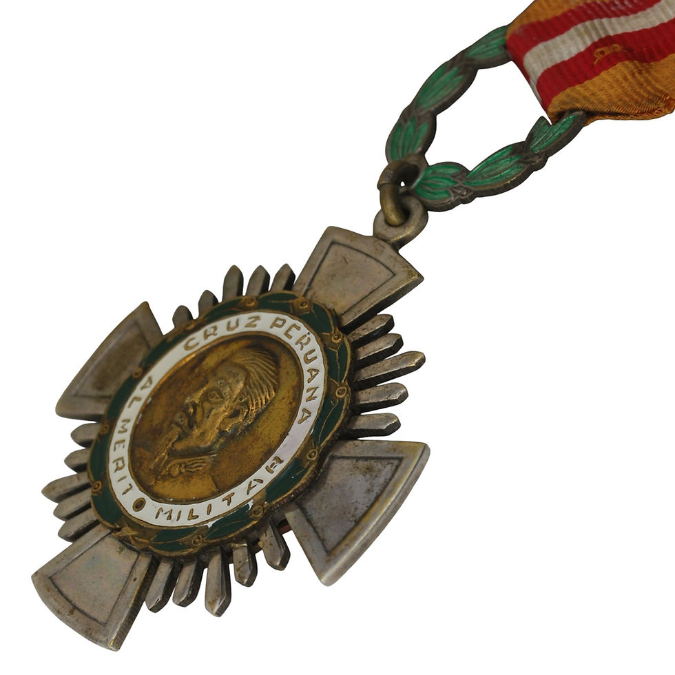 Miniatura: Peru – Cross of Military Merit (Cruz Peruana al Mérito Militar), Knight Class